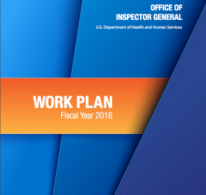 2016 OIG work plan