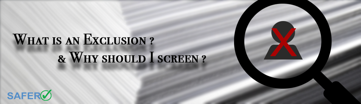 exclusion of