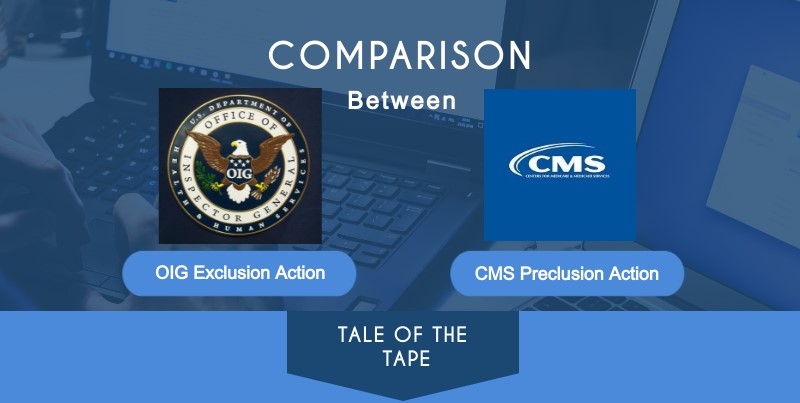 OIG Exclusion List vs. CMS Preclusion List