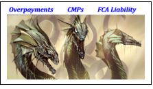 Three-headed liability monster
overpayments, CMPs, FCA Liability